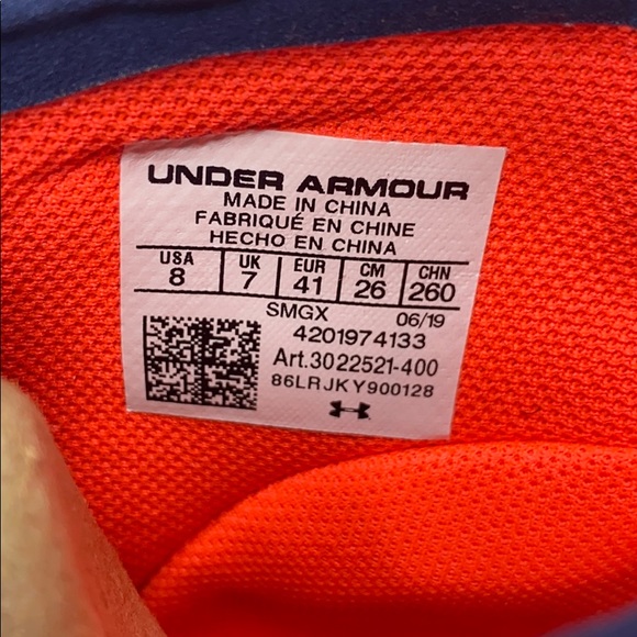 Under Armour TB Spawin Mid Navy - Picture 7 of 9